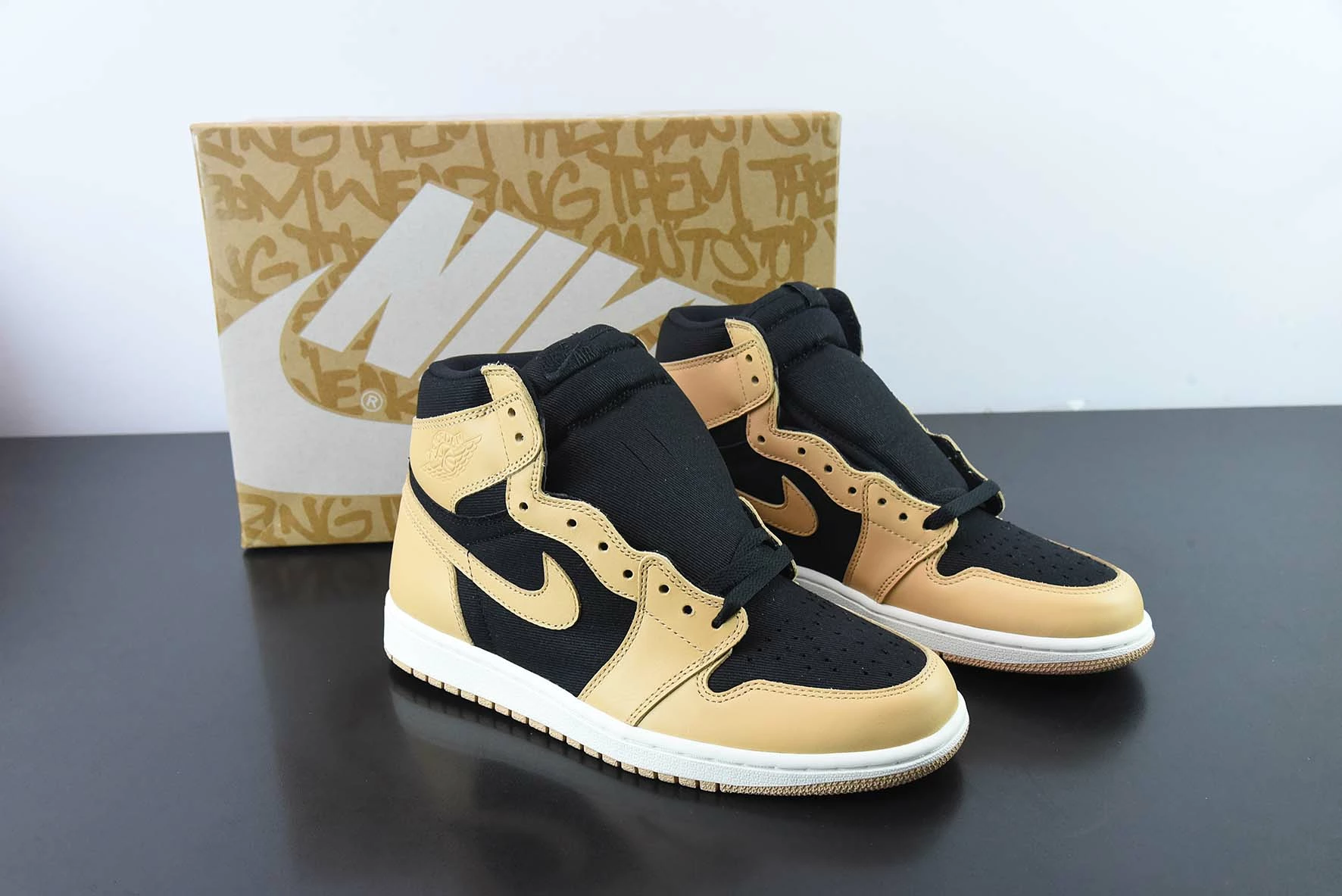 Fit Sporting Goods Air Jordan 1 High OG “Heirloom” Vachetta Tan/Black/Sail 555088-202 For Sale 1 Fit Sporting Goods Air Jordan 1 High OG “Heirloom” Vachetta Tan/Black/Sail 555088-202 For Sale