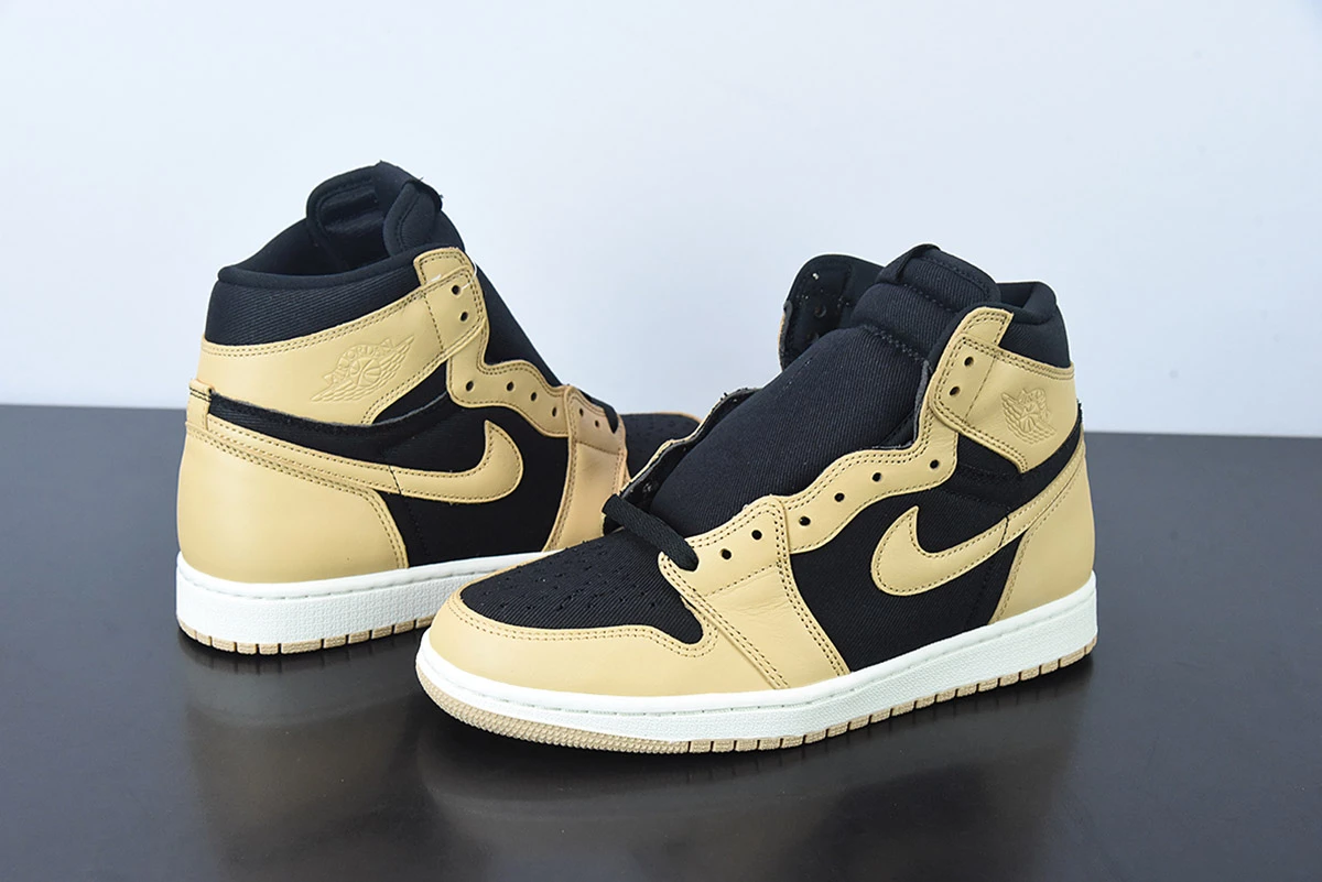 Fit Sporting Goods Air Jordan 1 High OG “Heirloom” Vachetta Tan/Black/Sail 555088-202 For Sale 5 Fit Sporting Goods Air Jordan 1 High OG “Heirloom” Vachetta Tan/Black/Sail 555088-202 For Sale - Image 5