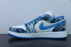 Fit Sporting Goods Air Jordan 1 Low “Washed Denim” White Dutch Blue DM8947-100 For Sale -Fit Sporting Goods Shop Air Jordan 1 Low Washed Denim White Dutch Blue DM8947 100 For Sale 2