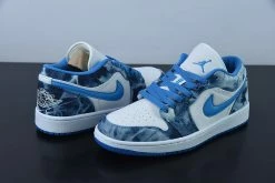 Fit Sporting Goods Air Jordan 1 Low “Washed Denim” White Dutch Blue DM8947-100 For Sale -Fit Sporting Goods Shop Air Jordan 1 Low Washed Denim White Dutch Blue DM8947 100 For Sale 4