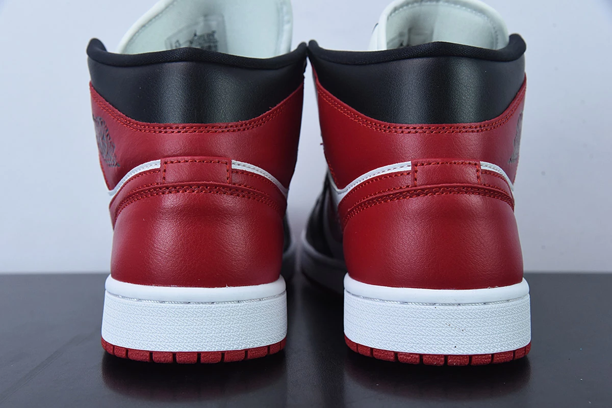 Fit Sporting Goods Air Jordan 1 Mid Bred Toe White/Black-Red BQ6472-079 For Sale 8 Fit Sporting Goods Air Jordan 1 Mid Bred Toe White/Black-Red BQ6472-079 For Sale - Image 8