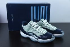 Fit Sporting Goods Air Jordan 11 Low “Georgetown” Grey Mist/White-Midnight Navy For Sale