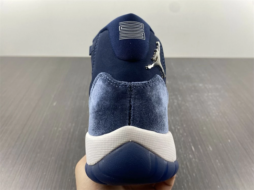 Fit Sporting Goods Air Jordan 11 Velvet Midnight Navy/Metallic Silver-White AR0715-441 For Sale 8 Fit Sporting Goods Air Jordan 11 Velvet Midnight Navy/Metallic Silver-White AR0715-441 For Sale - Image 8