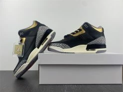 Fit Sporting Goods Air Jordan 3 Black/Fire Red-Metallic Gold-Cement Grey CK9246-067 For Sale -Fit Sporting Goods Shop Air Jordan 3 Black Gold Black Fire Red Metallic Gold Cement Grey For Sale 3