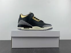Fit Sporting Goods Air Jordan 3 Black/Fire Red-Metallic Gold-Cement Grey CK9246-067 For Sale -Fit Sporting Goods Shop Air Jordan 3 Black Gold Black Fire Red Metallic Gold Cement Grey For Sale 5
