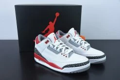 Fit Sporting Goods Air Jordan 3 OG White/Fire Red-Cement Grey-Black DN3707-160 For Sale