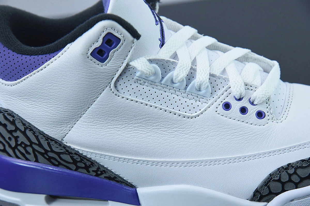 Fit Sporting Goods Air Jordan 3 White/Black-Dark Iris-Cement Grey For Sale 5 Fit Sporting Goods Air Jordan 3 White/Black-Dark Iris-Cement Grey For Sale - Image 5