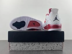 Fit Sporting Goods Air Jordan 4 “Alternate ’89” White/Black-Gym Red 308497-106 For Sale -Fit Sporting Goods Shop Air Jordan 4 Alternate 89 White Black Gym Red For Sale 6
