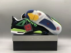 Fit Sporting Goods Air Jordan 4 Doernbecher Black/Old Royal-Electric Green-White For Sale