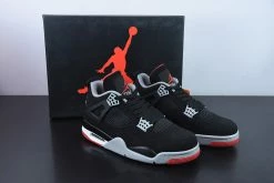 Fit Sporting Goods Air Jordan 4 Retro OG ‘Bred’ Black/Cement Grey-White-Fire Red