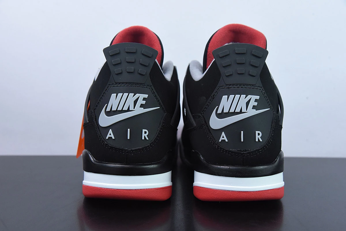 Fit Sporting Goods Air Jordan 4 Retro OG ‘Bred’ Black/Cement Grey-White-Fire Red 8 Fit Sporting Goods Air Jordan 4 Retro OG ‘Bred’ Black/Cement Grey-White-Fire Red - Image 8
