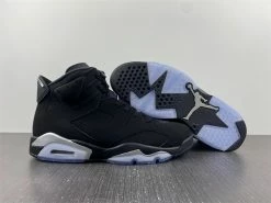 Fit Sporting Goods Air Jordan 6 “Chrome” Black/Metallic Silver For Sale