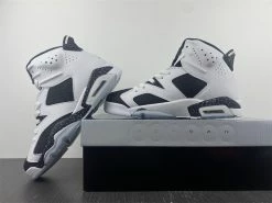 Fit Sporting Goods Air Jordan 6 Oreo White/Black-Speckle 384664-101 For Sale -Fit Sporting Goods Shop Air Jordan 6 Retro Oreo White Black Speckle For Sale 5