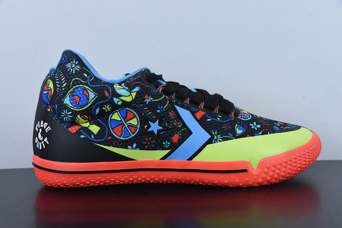 Fit Sporting Goods Converse All Star BB Evo ‘Peace & Unity’ Multi For Sale 2 Fit Sporting Goods Converse All Star BB Evo ‘Peace & Unity’ Multi For Sale - Image 2