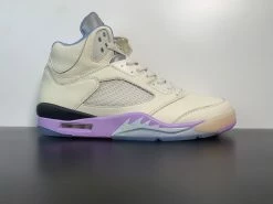 Fit Sporting Goods DJ Khaled X Air Jordan 5 We The Best Sail/Washed Yellow-Violet Star For Sale