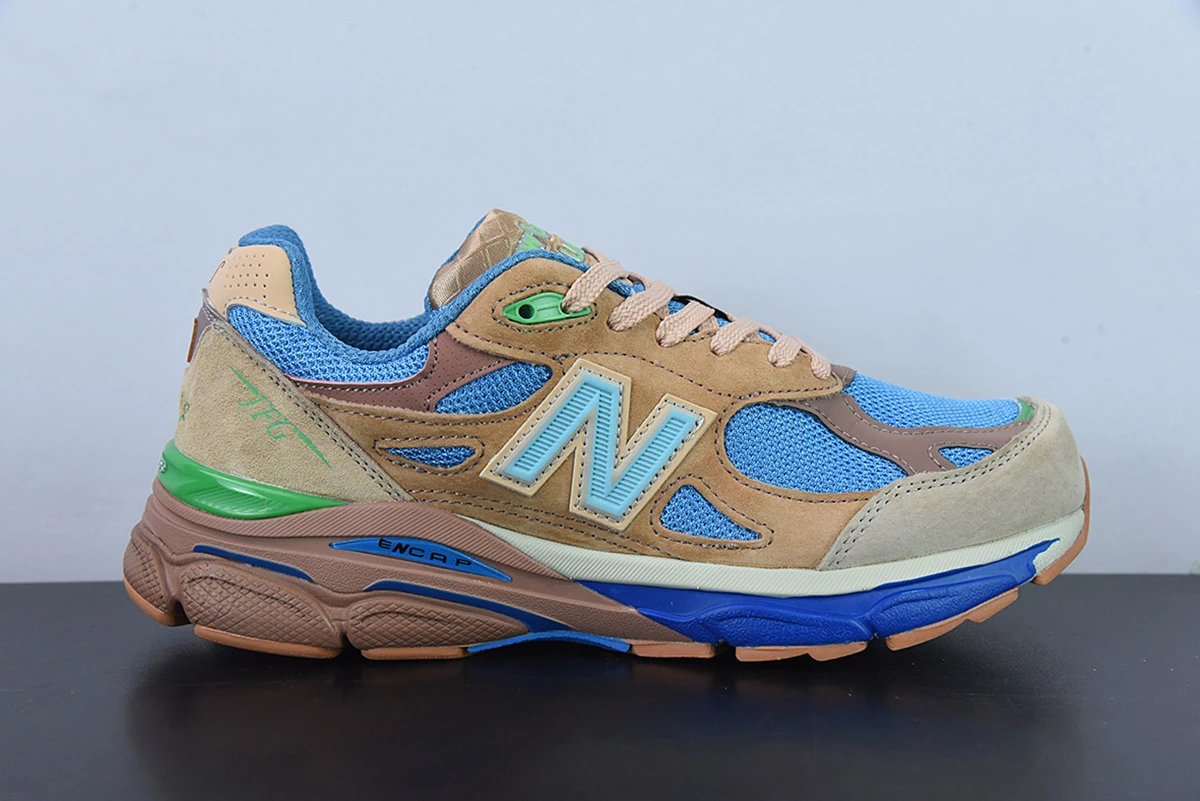 Fit Sporting Goods Joe Freshgoods X New Balance 990v3 “Outside Clothes” Beige/Aqua-Green For Sale 2 Fit Sporting Goods Joe Freshgoods X New Balance 990v3 “Outside Clothes” Beige/Aqua-Green For Sale - Image 2