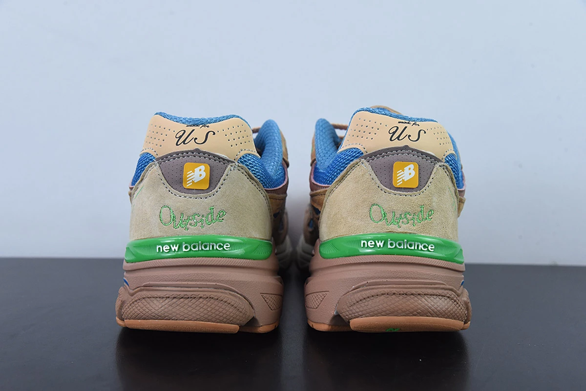Fit Sporting Goods Joe Freshgoods X New Balance 990v3 “Outside Clothes” Beige/Aqua-Green For Sale 8 Fit Sporting Goods Joe Freshgoods X New Balance 990v3 “Outside Clothes” Beige/Aqua-Green For Sale - Image 8