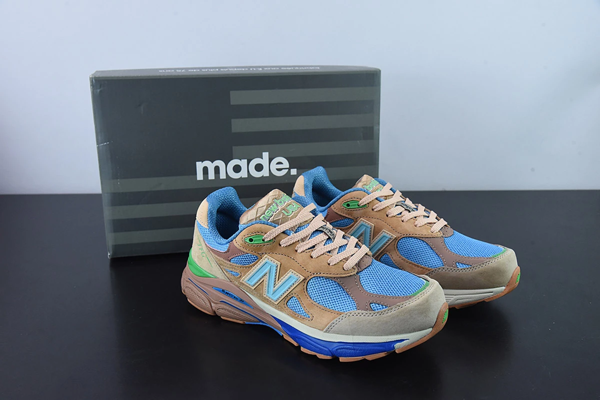 Fit Sporting Goods Joe Freshgoods X New Balance 990v3 “Outside Clothes” Beige/Aqua-Green For Sale 1 Fit Sporting Goods Joe Freshgoods X New Balance 990v3 “Outside Clothes” Beige/Aqua-Green For Sale