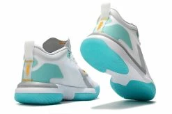 Fit Sporting Goods Jordan Zion 1 ‘White Dynamic Turquoise’ DA3130-101 For Sale -Fit Sporting Goods Shop Jordan Zion 1 White Dynamic Turquoise Orange For Sale 3