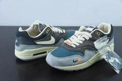 Fit Sporting Goods Kasina X Nike Air Max 1 “Won-Ang” Particle Grey/Dark Teal Green For Sale -Fit Sporting Goods Shop Kasina x Nike Air Max 1 Won Ang Particle Grey Dark Teal Green For Sale 3