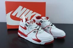 Fit Sporting Goods Nike Air Flight ’89 White/University Red-Wolf Grey For Sale