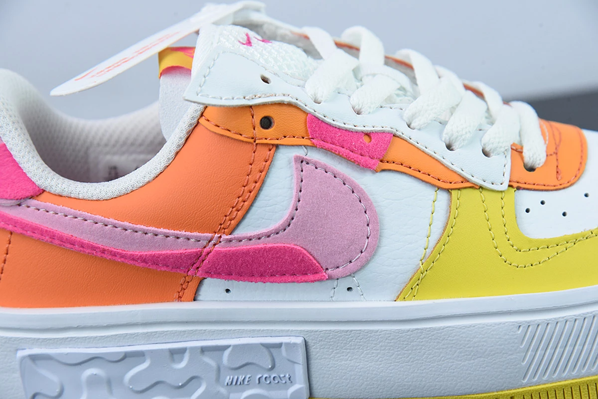 Fit Sporting Goods Nike Air Force 1 Fontanka White/Yellow-Pink DX2675-100 For Sale 7 Fit Sporting Goods Nike Air Force 1 Fontanka White/Yellow-Pink DX2675-100 For Sale - Image 7