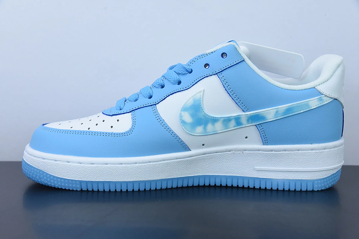 Fit Sporting Goods Nike Air Force 1 Low Nail Art White/Blue DX2937-100 For Sale 3 Fit Sporting Goods Nike Air Force 1 Low Nail Art White/Blue DX2937-100 For Sale - Image 3