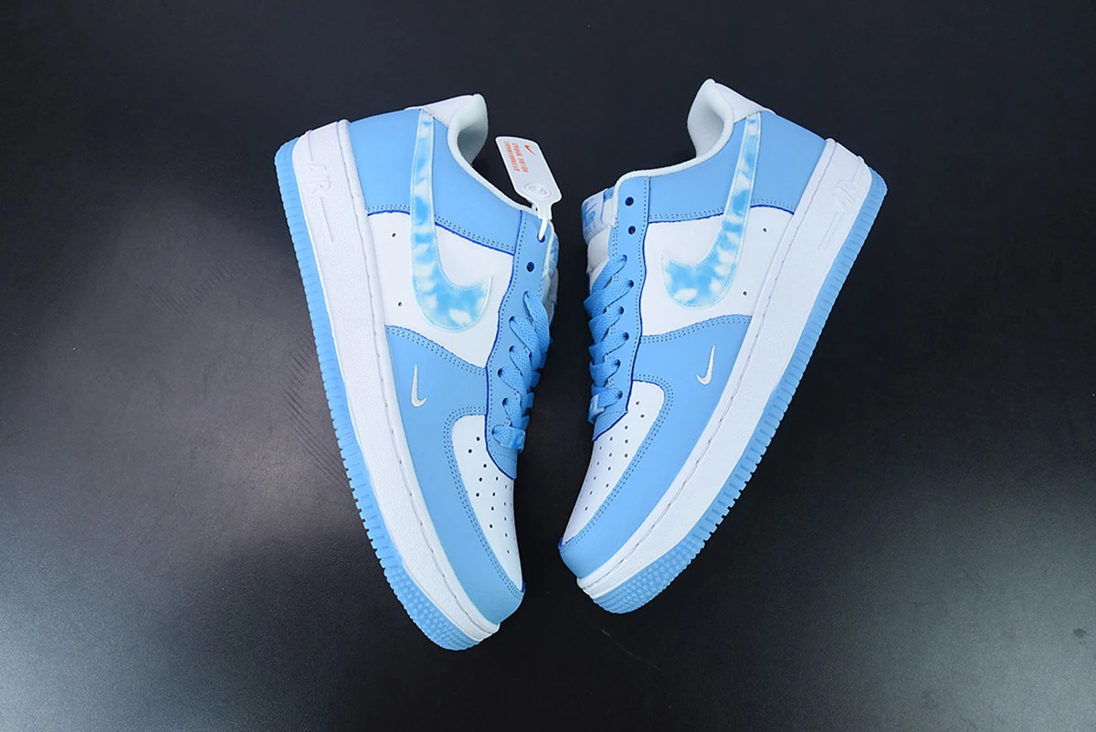 Fit Sporting Goods Nike Air Force 1 Low Nail Art White/Blue DX2937-100 For Sale 4 Fit Sporting Goods Nike Air Force 1 Low Nail Art White/Blue DX2937-100 For Sale - Image 4