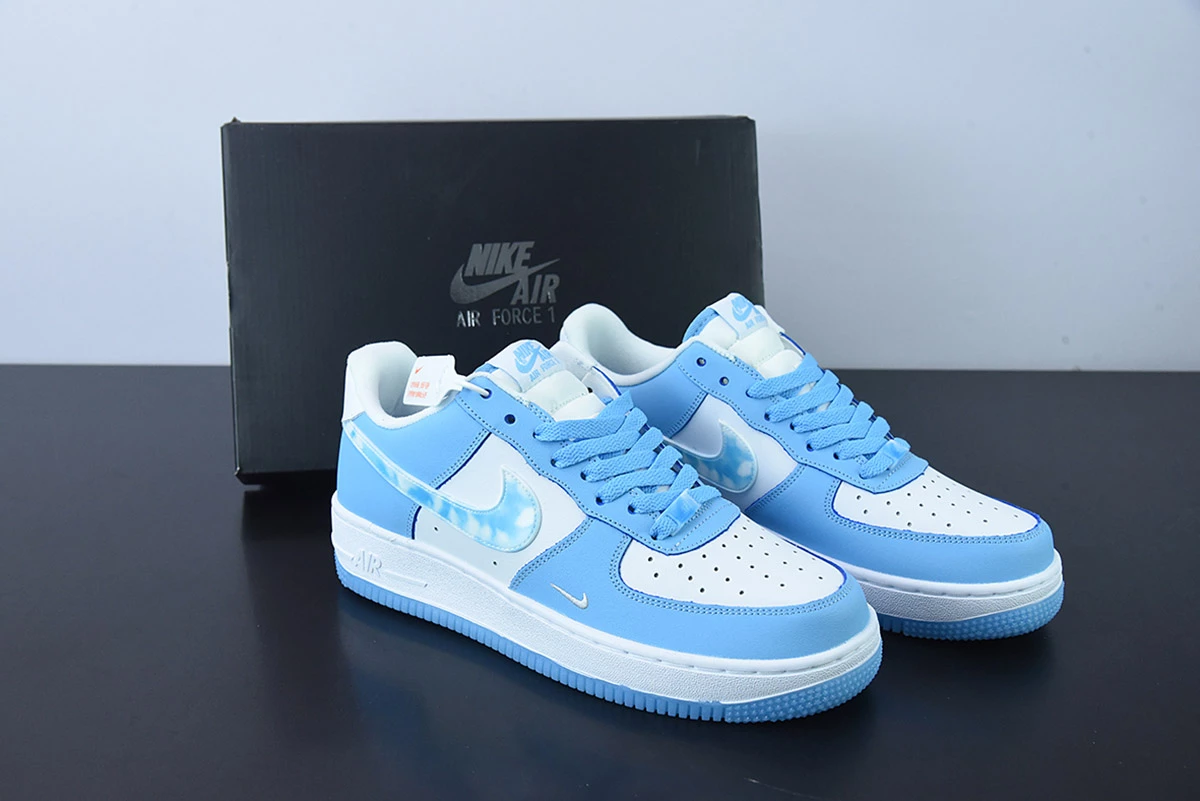 Fit Sporting Goods Nike Air Force 1 Low Nail Art White/Blue DX2937-100 For Sale 1 Fit Sporting Goods Nike Air Force 1 Low Nail Art White/Blue DX2937-100 For Sale