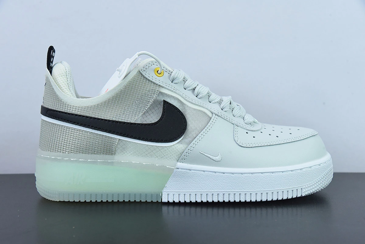 Fit Sporting Goods Nike Air Force 1 React Photon Dust/White-Mint Foam-Olive Aura For Sale 2 Fit Sporting Goods Nike Air Force 1 React Photon Dust/White-Mint Foam-Olive Aura For Sale - Image 2