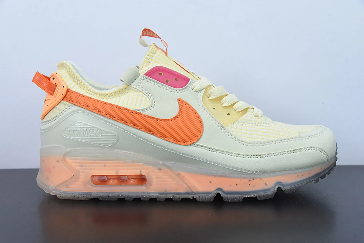 Fit Sporting Goods Nike Air Max 90 Terrascape Pearl White/Hot Curry-Fuel DH2973-200 For Sale 2 Fit Sporting Goods Nike Air Max 90 Terrascape Pearl White/Hot Curry-Fuel DH2973-200 For Sale - Image 2