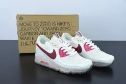 Fit Sporting Goods Nike Air Max 90 Terrascape White/Pomegranate-Pink Glaze DC9450-100 For Sale