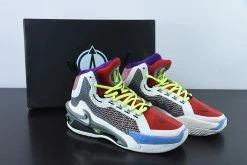 Fit Sporting Goods Nike Air Zoom GT Jump White/Red-Blue CZ9907-100 For Sale