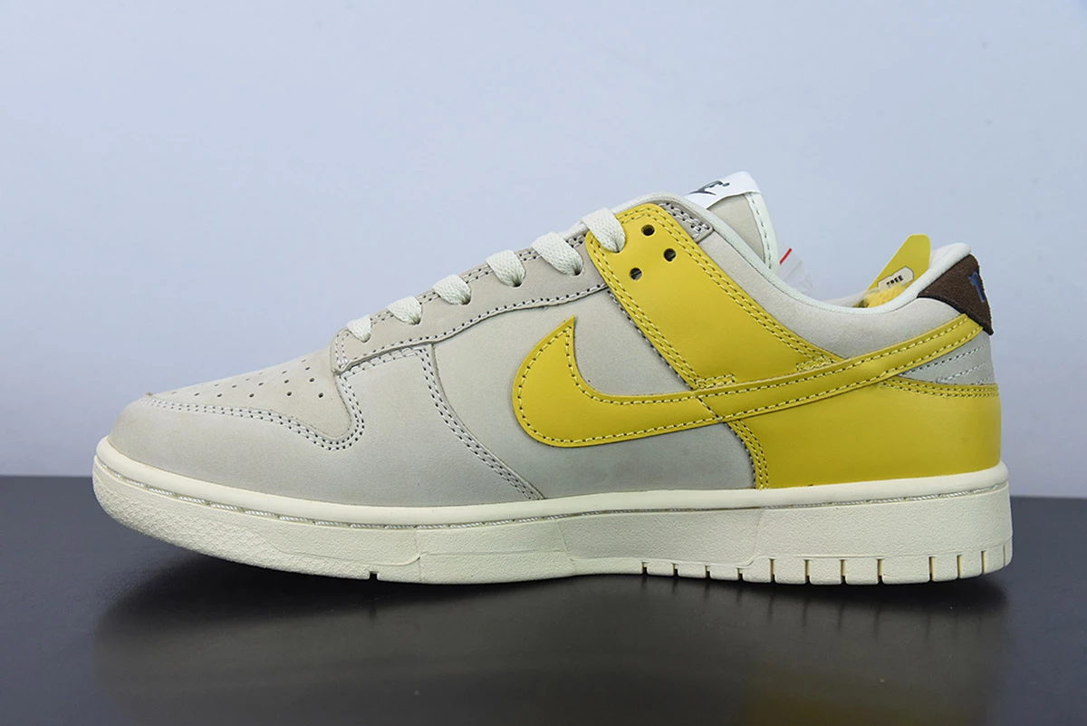 Fit Sporting Goods Nike Dunk Low Banana Coconut Milk/Vivid Sulfur-Cacao Wow DR5487-100 For Sale 3 Fit Sporting Goods Nike Dunk Low Banana Coconut Milk/Vivid Sulfur-Cacao Wow DR5487-100 For Sale - Image 3