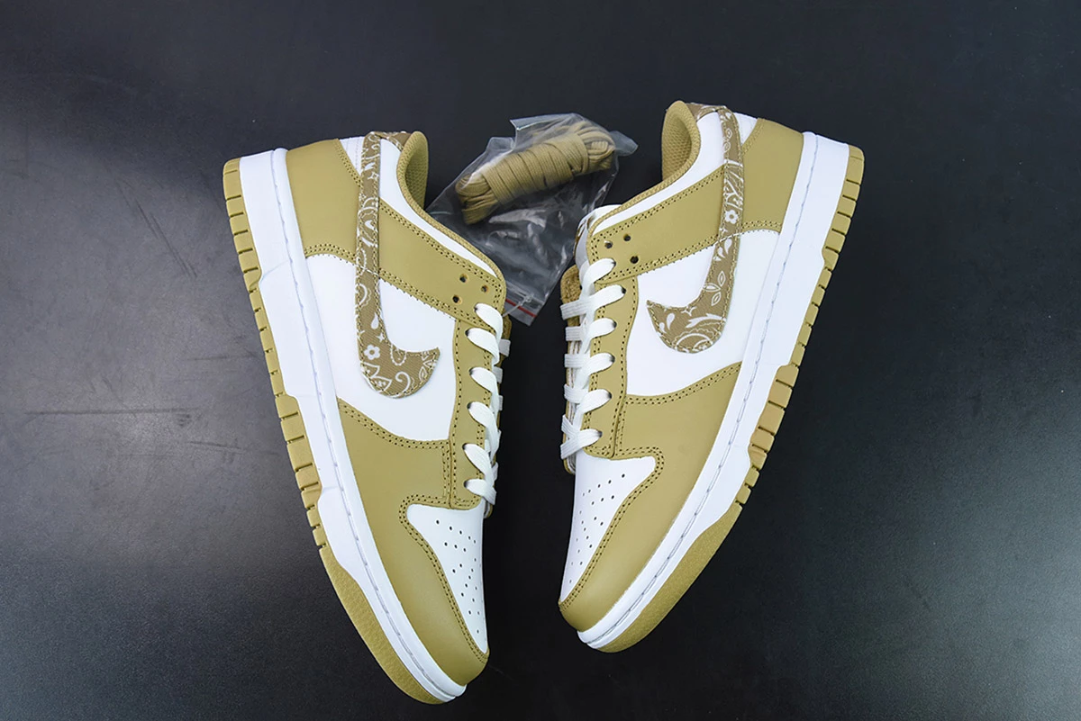 Fit Sporting Goods Nike Dunk Low “Barley Paisley” DH4401-104 For Sale 4 Fit Sporting Goods Nike Dunk Low “Barley Paisley” DH4401-104 For Sale - Image 4