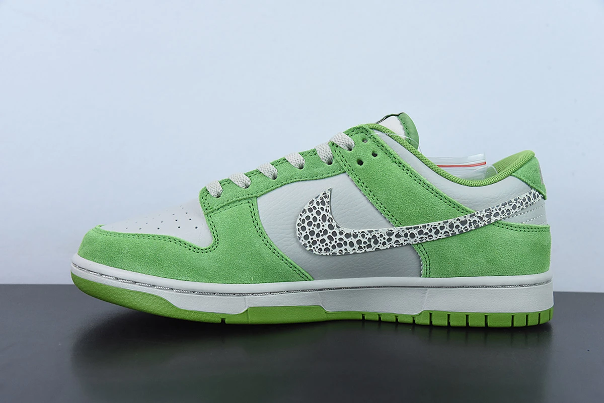 Fit Sporting Goods Nike Dunk Low Safari Swoosh Chlorophyll/Light Iron Ore-Cave Stone For Sale 3 Fit Sporting Goods Nike Dunk Low Safari Swoosh Chlorophyll/Light Iron Ore-Cave Stone For Sale - Image 3