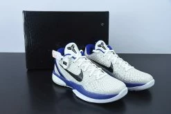 Fit Sporting Goods Nike Kobe 6 White/Black/Neutral Grey/Concord 429659-100 For Sale