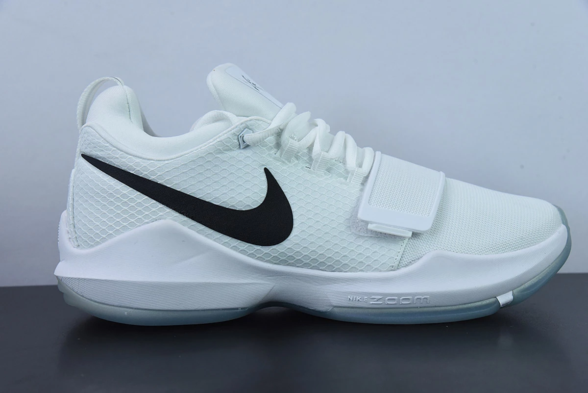 Fit Sporting Goods Nike PG 1 Checkmate White/Black-Chrome 878627-100 For Sale 2 Fit Sporting Goods Nike PG 1 Checkmate White/Black-Chrome 878627-100 For Sale - Image 2