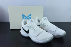 Fit Sporting Goods Nike PG 1 Checkmate White/Black-Chrome 878627-100 For Sale