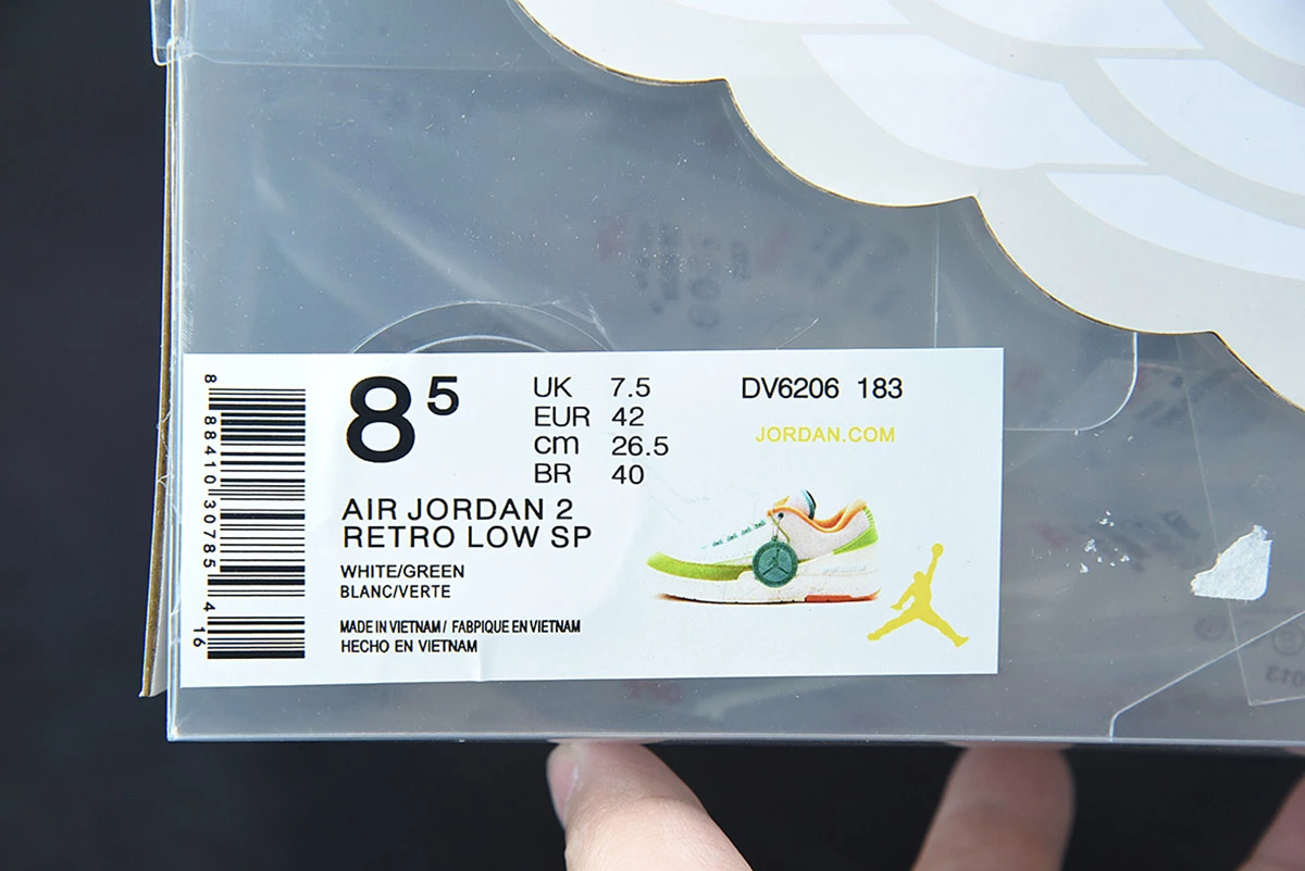 Fit Sporting Goods Titan X Air Jordan 2 Low Sail/Safety Orange-Chlorophyll-Coconut Milk For Sale 3 Fit Sporting Goods Titan X Air Jordan 2 Low Sail/Safety Orange-Chlorophyll-Coconut Milk For Sale - Image 3