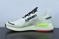 Fit Sporting Goods Adidas NMD V3 Crystal White/Black/Signal Green For Sale -Fit Sporting Goods Shop adidas NMD V3 Crystal White Black Signal Green For Sale 2
