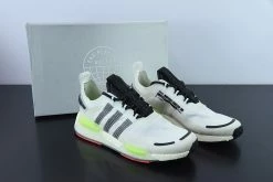 Fit Sporting Goods Adidas NMD V3 Crystal White/Black/Signal Green For Sale