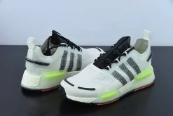 Fit Sporting Goods Adidas NMD V3 Crystal White/Black/Signal Green For Sale -Fit Sporting Goods Shop adidas NMD V3 Crystal White Black Signal Green For Sale 3